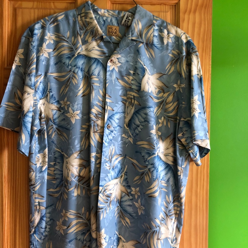 Men’s silk dress shirt